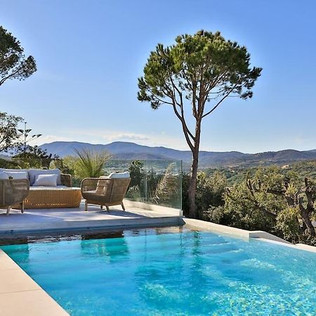 Superbe Villa A Sainte-Maxime, Piscine Et Vue Mer - Villa Dina Eksteriør billede